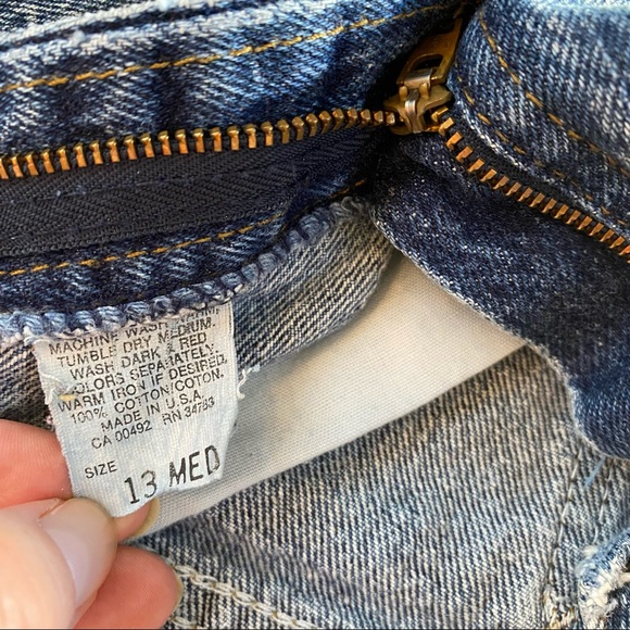 Vintage Lee Acid Wash High Rise Denim Jeans - Picture 7 of 7